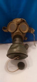 Gasmasker model k t1 1953 ned.leger. met tas, Verzamelen, Militaria | Algemeen, Ophalen of Verzenden