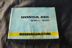 Honda CB450 1968 motorrad bedienungs anleitung CB450 twin, Ophalen of Verzenden, Honda