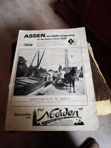 boekwerk uit plm 1930 rond ASSEN ,uitgave Iwema beschikbaar voor biedingen
