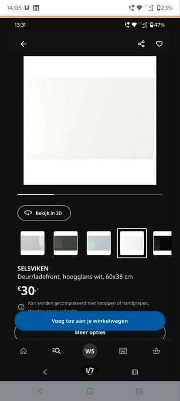 Ikea Besta Lades & Fronten - Hoogglans Wit - afbeelding 5