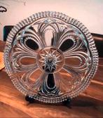 💝 Vintage gebakschaal koekjesschaal koekjesbord persglas, Antiek en Kunst, Antiek | Glas en Kristal, Ophalen of Verzenden