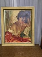 Vintage schilderij druk,Zigeunerin, Huis en Inrichting, Ophalen of Verzenden
