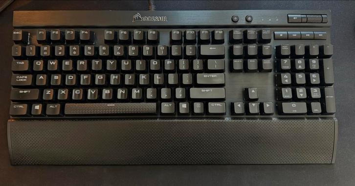 Corsair K70 RGB Rapidfire Gaming Toetsenbord, Computers en Software, Toetsenborden, Zo goed als nieuw, Qwerty, Bedraad, Gaming toetsenbord