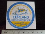 sticker eerland scheepstechniek harderwijk logo, Verzenden, Zo goed als nieuw, Bedrijf of Vereniging