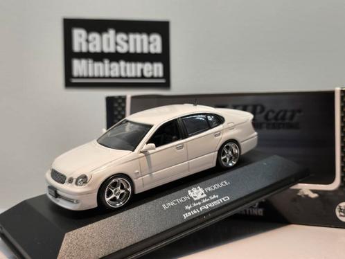 Toyota Aristo JZS161 - Wit - 1:43 VIPCAR Skynet, Hobby en Vrije tijd, Modelauto's | 1:43, Zo goed als nieuw, Auto, Ophalen of Verzenden