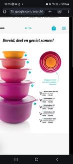 Nieuwe aloha set van tupperware +gratis verzending, Ophalen of Verzenden, Nieuw, Overige typen