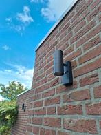 Qazqa 2x buitenlamp zwart met bewegingssensor Up Down, Ophalen of Verzenden, Nieuw, Wandlamp, Bewegingssensor