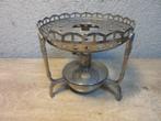 Vintage warmhoudplaatje warmhouder met brander, Ophalen of Verzenden, Gebruikt