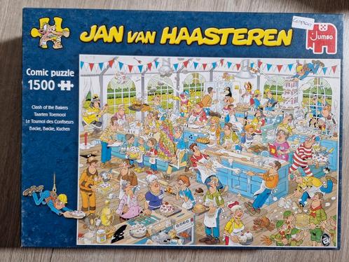 Complete JAN VAN HAASTEREN puzzel 1500st, Hobby en Vrije tijd, Denksport en Puzzels, Zo goed als nieuw, Legpuzzel, 500 t/m 1500 stukjes
