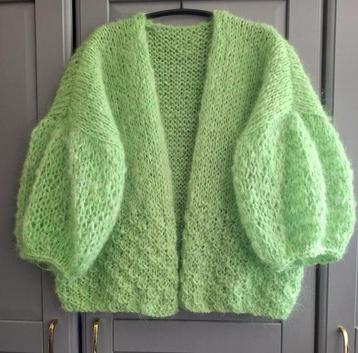 Nieuw handgemaakt zomer mohair vest, grote maat beschikbaar voor biedingen