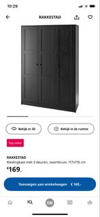 IKEA Rakkestad kledingkast, Huis en Inrichting, Kasten | Kledingkasten, Ophalen, Overige materialen, Gebruikt, 100 tot 150 cm
