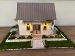 Handgemaakt poppenhuis 1:18 Miniatuur, Verzamelen, Poppenhuizen en Toebehoren, Ophalen, Zo goed als nieuw, Poppenhuis