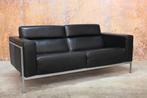 Als NIEUW! zwarte leren Harvink Forum design bank, Harvink, Harvink, Design, Tweepersoons
