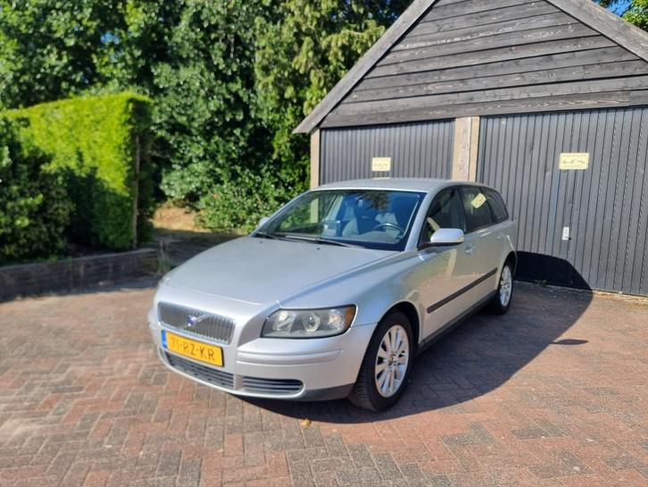 Volvo V50 Momentum 1.6 D 2005 Grijs Airco Trekhaak, Auto's, Volvo, Bedrijf, V50, ABS, Airconditioning, Alarm, Boordcomputer, Centrale vergrendeling