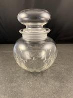 Antieke ruitkristallen stopfles - kristallen stopfles, Antiek en Kunst, Antiek | Glas en Kristal, Ophalen of Verzenden