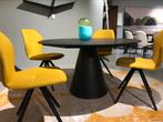 Tafel ‘Ikon’ fenix zwart 129 cm rond, Ophalen, Zwart, Rond, Nieuw