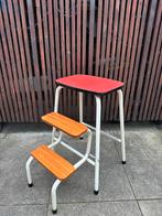 Brabantia Opklapbaar Trapkrukje Huishoudtrapje 50s Vintage, Ophalen of Verzenden, Huis en Inrichting