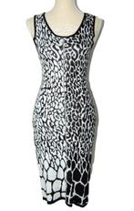 Airfield stretch jurkje, bodycon jurk, zwart/wit, Mt. 36 / S, Kleding | Dames, Jurken, Overige kleuren, Verzenden, Zo goed als nieuw