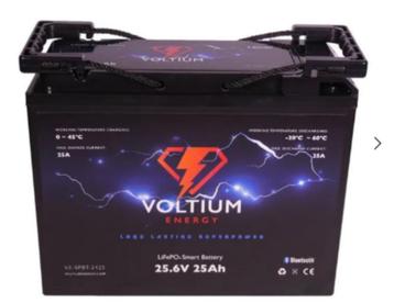 Voltium 24V 25AH Lithium Accu - nieuw in doos beschikbaar voor biedingen