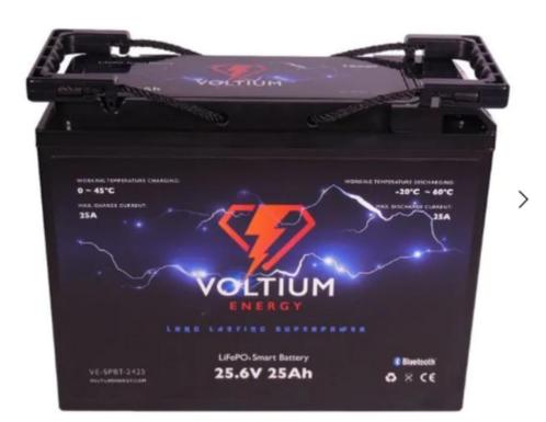 Voltium 24V 25AH Lithium Accu - nieuw in doos, Auto-onderdelen, Accu's en Toebehoren, Smart, Nieuw, Ophalen of Verzenden