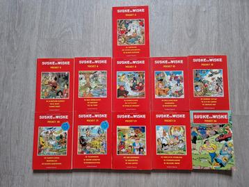 Suske en Wiske Pocket - Collectie van 11 stripboeken beschikbaar voor biedingen