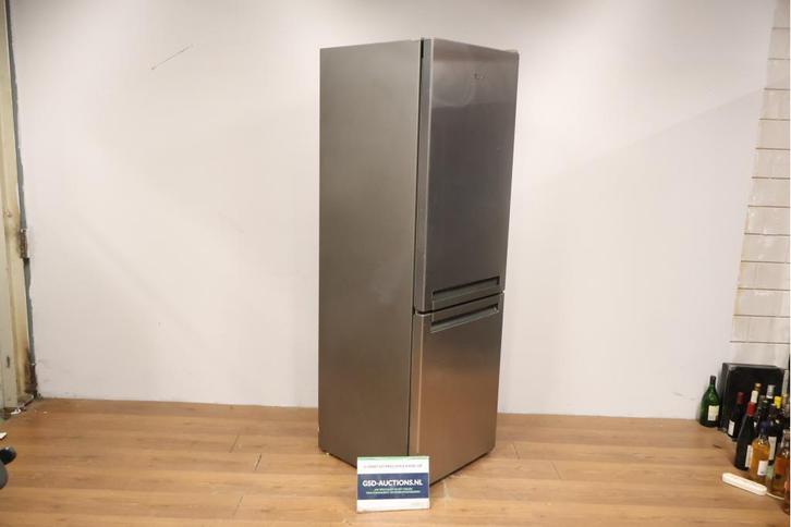 Zilverkleurige Koel-/Vriescombinatie Koelkast van Whirlpool, Witgoed en Apparatuur, Koelkasten en IJskasten, Ophalen of Verzenden