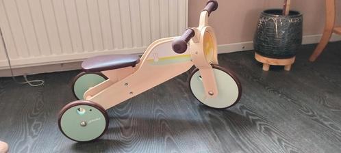 Janod loopfiets Retro Vintage loopmotor, Kinderen en Baby's, Speelgoed | Buiten | Voertuigen en Loopfietsen, Zo goed als nieuw