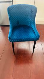 Royal blue eettafel stoelen, Huis en Inrichting, Stoelen, Ophalen, Blauw, Nieuw, Stof