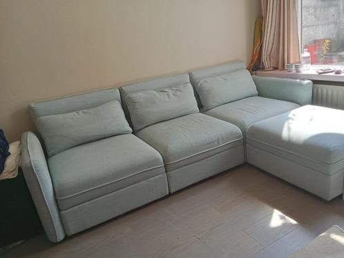 Elementen bank Ikea vallentuna lichtblauw, Huis en Inrichting, Banken | Bankstellen, 75 tot 100 cm, Stof, Ophalen