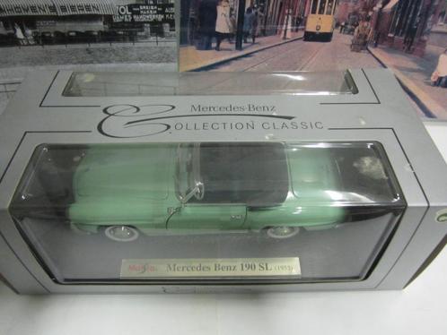 MERCEDES-BENZ DEALER 190 SL 1955, Hobby en Vrije tijd, Modelauto's | 1:18, Nieuw, Auto, Ophalen of Verzenden