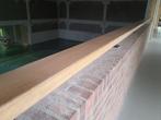 Balustrade geschroefd op metalen voetjes, Ophalen, Zo goed als nieuw, Hout, Sierhekwerk