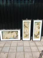 3 mooie zeer oude vintage diorama van kraanvogels jaren 60., Ophalen