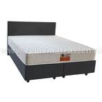 Baza bed set met Opbergruimte Mery Ant. Grijs [ incl. matras, Ophalen of Verzenden, Grijs, Hout, Nieuw