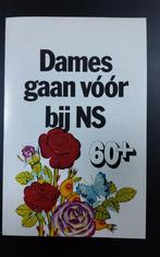 Ns folder Dames gaan voor bij NS - 60+, Verzamelen, Spoorwegen en Tramwegen, Ophalen of Verzenden, Gebruikt
