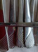 Amefa Stainless relief golvende handvatten, Huis en Inrichting, Keuken | Bestek, Ophalen of Verzenden, Zo goed als nieuw, Rvs of Chroom