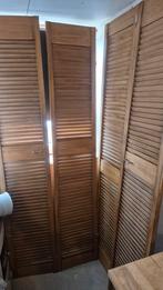 4 louvredeuren, Doe-het-zelf en Verbouw, Deuren en Horren, Ophalen, Binnendeur, Minder dan 200 cm