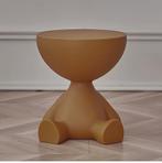 Leuk bijzettafeltje / krukje oker geel, Ophalen of Verzenden, Zo goed als nieuw, Kunststof