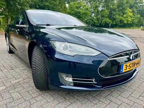 Tesla Model S 2013 Blauw in schitterende staat GRATIS LADEN, Auto's, Tesla, Particulier, Model S, Elektrisch, Hatchback, Automaat
