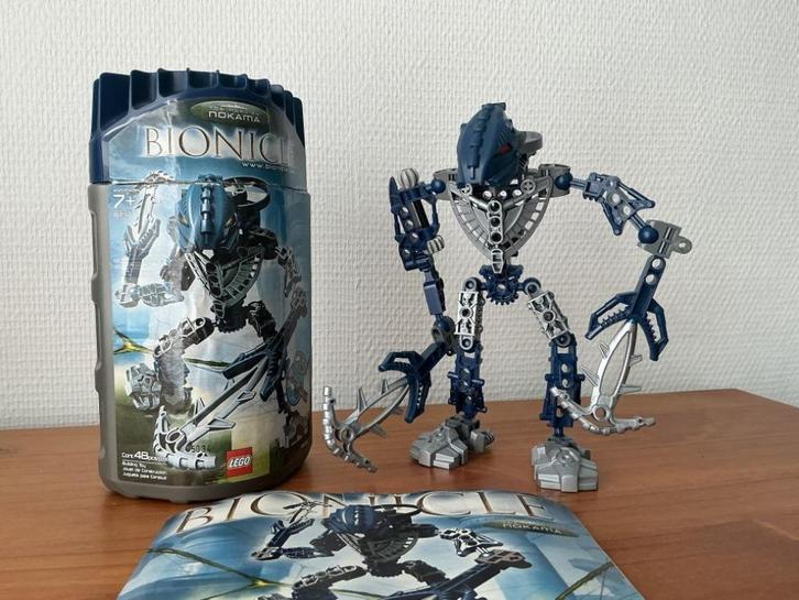 Lego Bionicle 8737 Toa Hordika Nokama, Kinderen en Baby's, Speelgoed | Duplo en Lego, Zo goed als nieuw, Lego, Complete set, Ophalen of Verzenden
