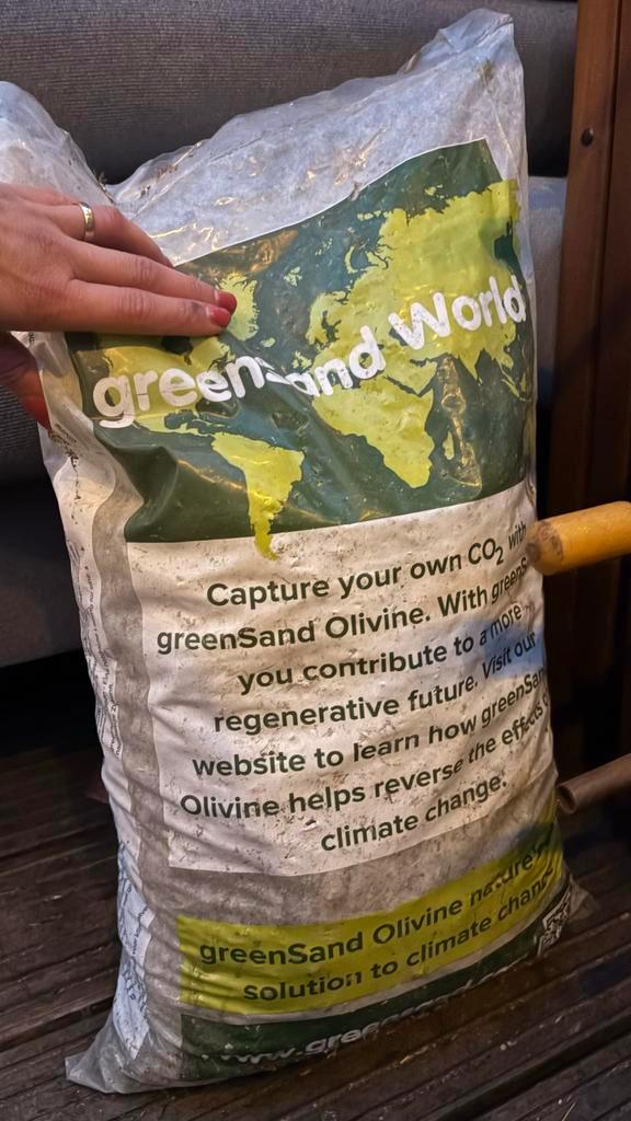 Zak Olivijn Steentjes/Grind - GreenSand World, Tuin en Terras, Aarde en Mest, Overige typen, Ophalen
