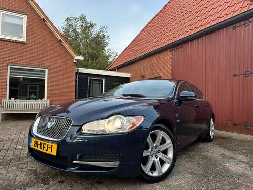 Jaguar XF 3.0 V6 AUT 2009 Blauw Portfolio TOP ONDERHOUDEN!!!, Auto's, Jaguar, Bedrijf, XF, ABS, Achteruitrijcamera, Adaptieve lichten