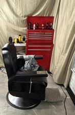 Kappersstoel met barberstation, Ophalen, Zo goed als nieuw, Eén