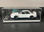 Nissan Skyline GT-R (R32) 1:18 wit Motorhelix zeer zeldzaam, Ophalen of Verzenden, Nieuw, Auto, Overige merken