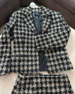 Chic elegant Tweed pak/kostuum Falabella, maat 38, Kostuum of Pak, Zwart, Ophalen of Verzenden, Zo goed als nieuw