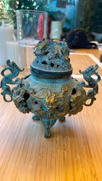 Balinese bronzen wierook houder, Antiek en Kunst, Ophalen