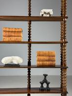 Bobbin Boekenrek Boekenkast Frans antiek, Ophalen, Gebruikt, 25 tot 50 cm