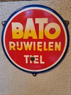 Oud emaille bord Bato rijwielen Tiel, Verzamelen, Merken en Reclamevoorwerpen, Ophalen of Verzenden, Gebruikt, Reclamebord