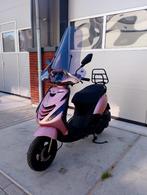 Piaggio Zip 4T Scooter Mat Lichtroze FULL LED (BROM), Overige modellen, Maximaal 45 km/u, N.V.T., Zo goed als nieuw