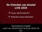 22 januari 2025 - Vrienden van amstel live-2 kaarten -2eRANG, Twee personen
