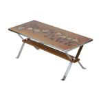 Vintage Keramische Salontafel Tegeltafel Adri Belarti 1970s, Huis en Inrichting, Tafels | Salontafels, Minder dan 50 cm, 100 tot 150 cm